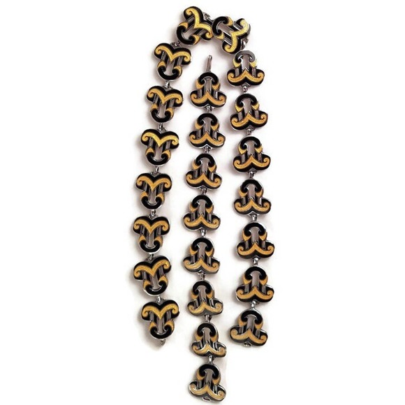 Margot de Taxco Enamel on Sterling Silver Necklace and Bracelet Set - Picture 8 of 10